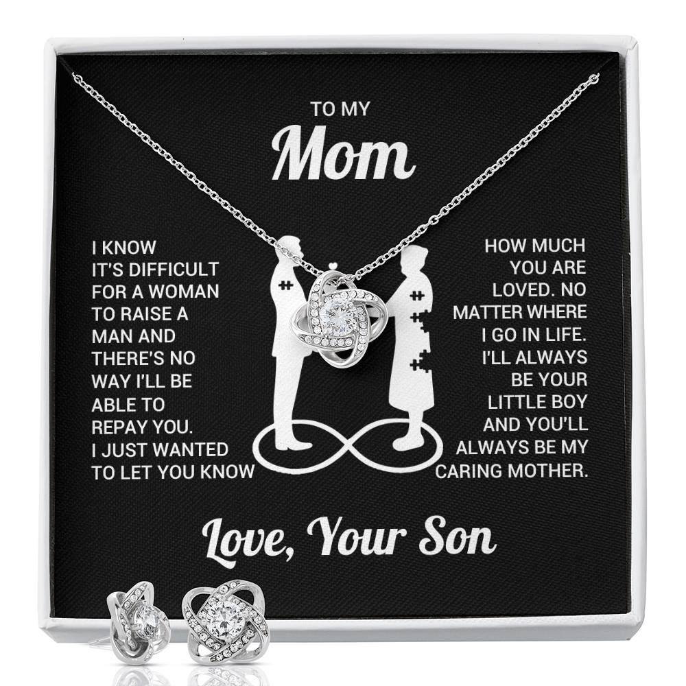 To My Mom Necklace Gift from Son