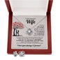 To My Wife Knot Necklace & Earring Gift Set