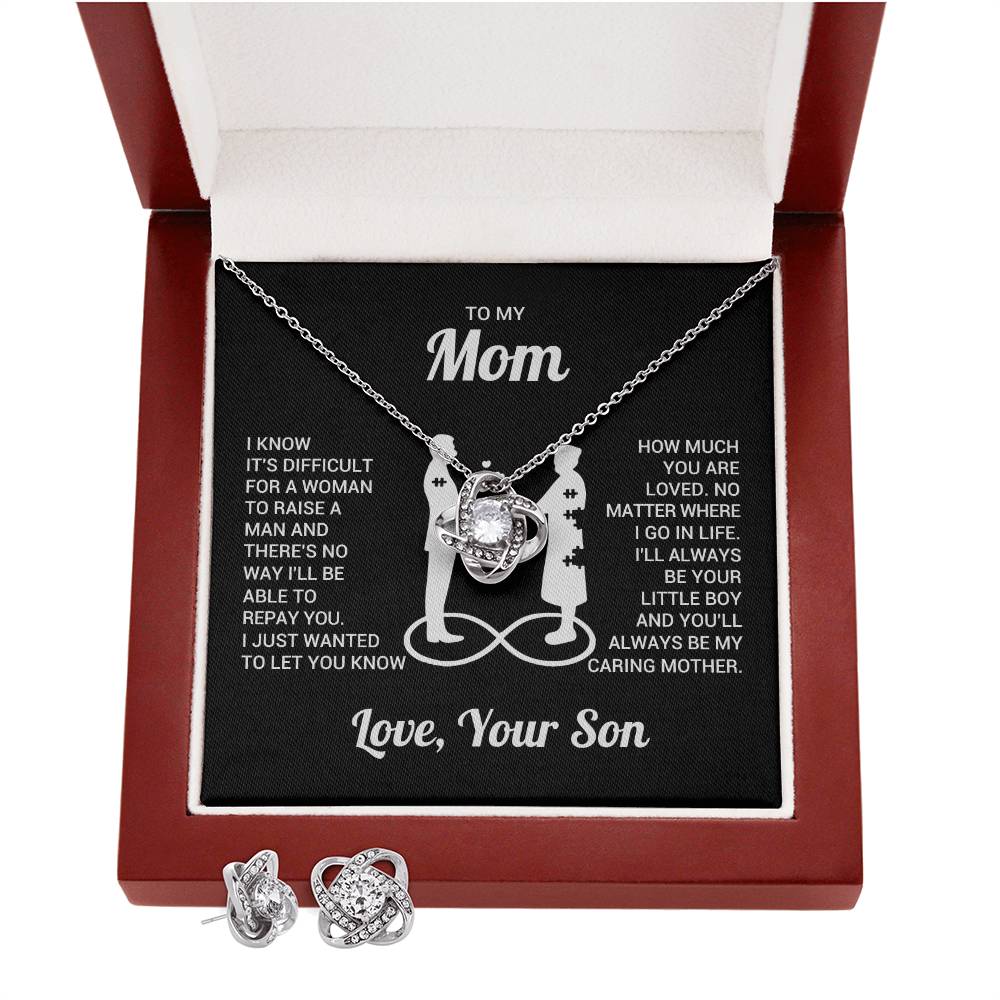 To My Mom Necklace Gift from Son
