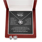 To My Wife Knot Necklace & Earring Gift Set