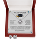 Class of 2026 Graduation Necklace and Earring Gift Set - Love Knot