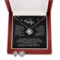 To My Wife Knot Necklace & Earring Gift Set