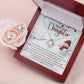 Daughter Necklace and Earring Christmas Gift Set-[Heartfelt Family Gift]