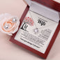 To My Wife Knot Necklace & Earring Gift Set
