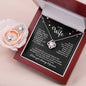 To My Wife Knot Necklace & Earring Gift Set