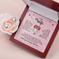 To My Wife Knot Necklace & Earring Gift Set
