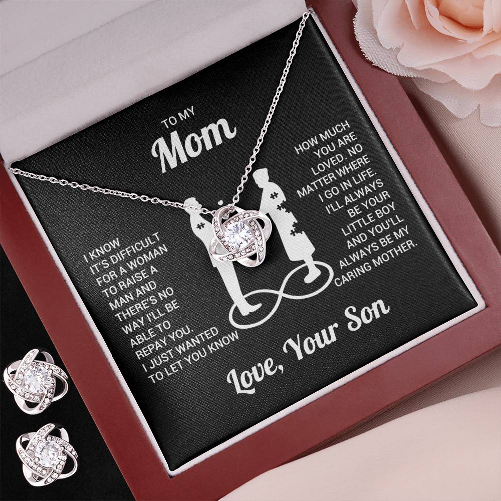 To My Mom Necklace Gift from Son