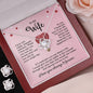 To My Wife Knot Necklace & Earring Gift Set