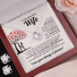 To My Wife Knot Necklace & Earring Gift Set