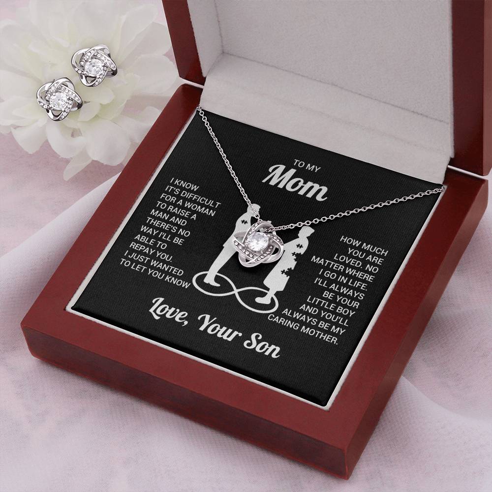 To My Mom Necklace Gift from Son