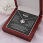 To My Wife Knot Necklace & Earring Gift Set