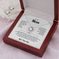 To My Mom Necklace Gift from Son