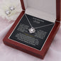 To My Wife Love Knot Necklace & Earring Gift Set