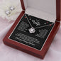 To My Wife Knot Necklace & Earring Gift Set