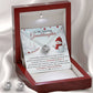 Granddaughter Necklace and Earring Christmas Gift Set-[Heartfelt Family Gift]