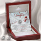 Daughter Necklace and Earring Christmas Gift Set-[Heartfelt Family Gift]
