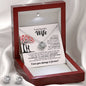 To My Wife Knot Necklace & Earring Gift Set