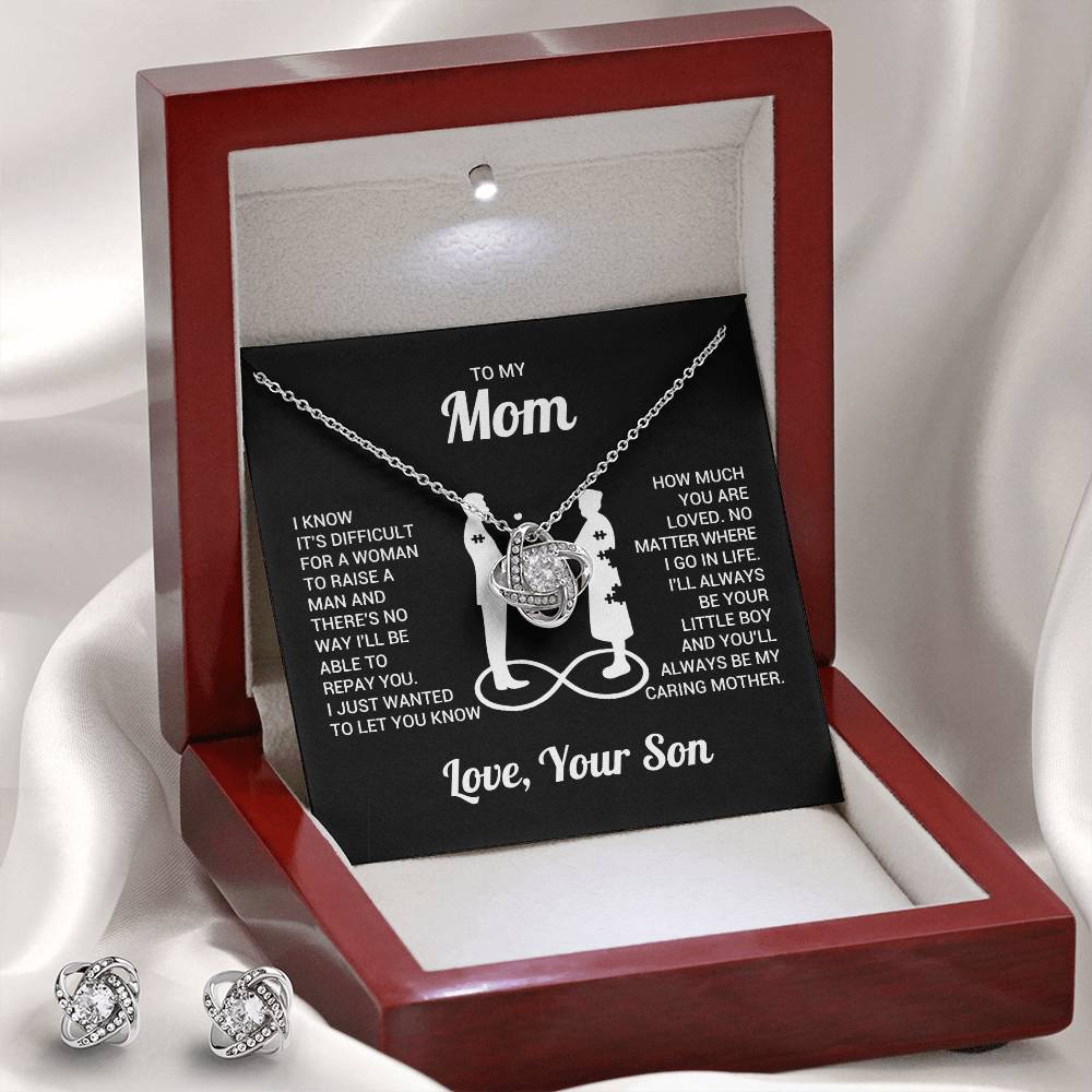 To My Mom Necklace Gift from Son