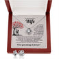 To My Wife Knot Necklace & Earring Gift Set