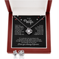 To My Wife Necklace & Earring Gift Set