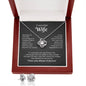 To My Wife Knot Necklace & Earring Gift Set