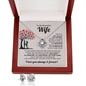 To My Wife Knot Necklace & Earring Gift Set