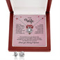 To My Wife Knot Necklace & Earring Gift Set