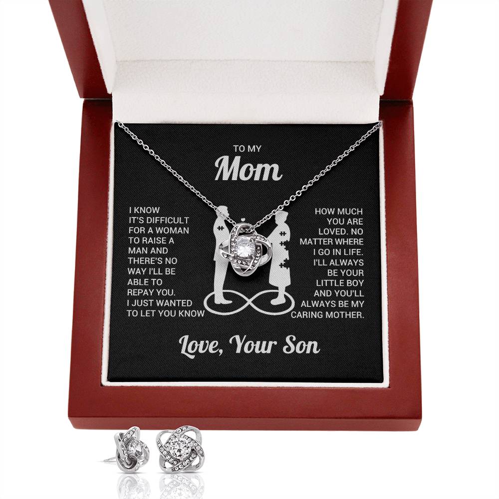 To My Mom Necklace Gift from Son