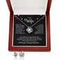 To My Wife Knot Necklace & Earring Gift Set