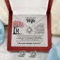 To My Wife Knot Necklace & Earring Gift Set
