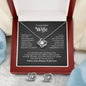 To My Wife Knot Necklace & Earring Gift Set