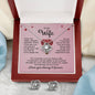 To My Wife Knot Necklace & Earring Gift Set