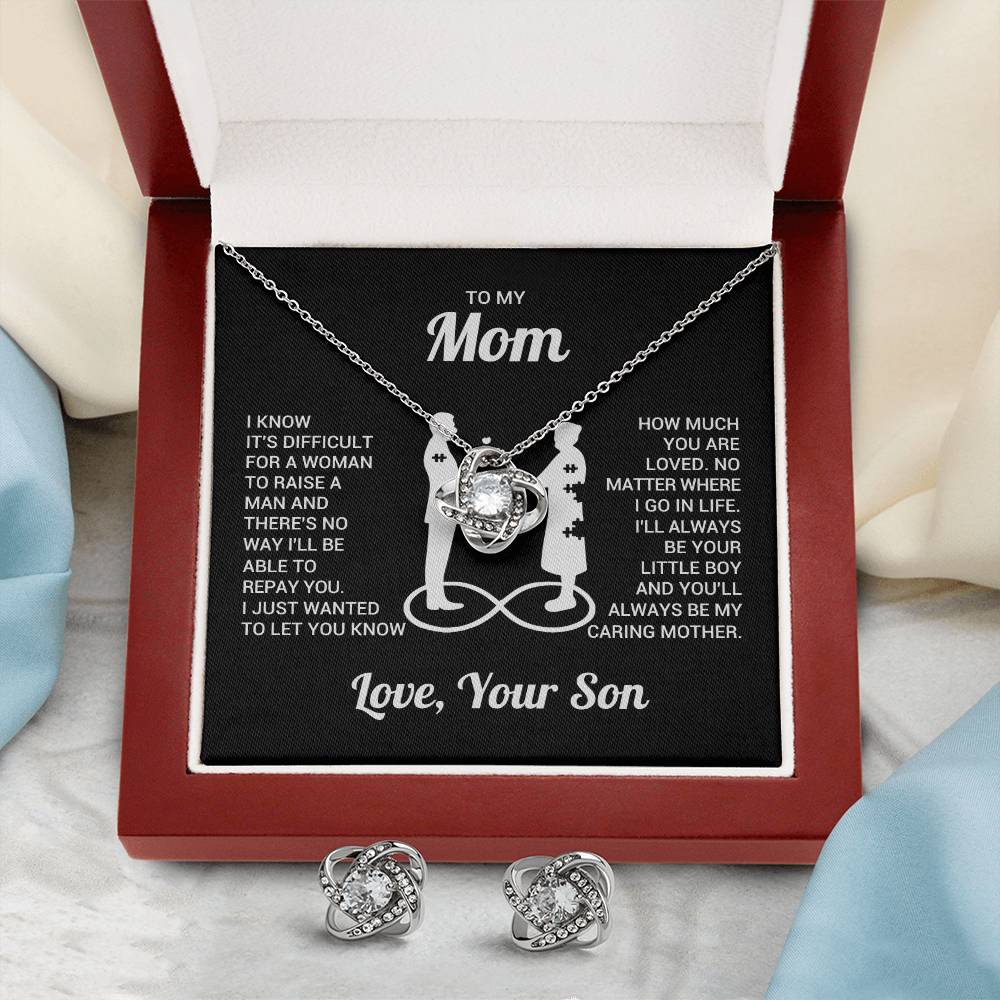 To My Mom Necklace Gift from Son