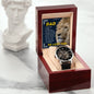 To My Dad Openwork Watch Gift for Father