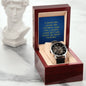 Father from Daughter Men's Mechanical Watch with LED Gift Box-[Heartfelt Family Gift]