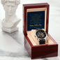 Father's Day Mechanical Watch with LED Gift Box-[Heartfelt Family Gift]