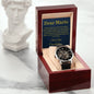 Personalized Work Commitment Men's Mechanical Watch with LED Gift Box-[Heartfelt Family Gift]