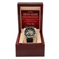 35th Year Work Anniversary Men's Mechanical Watch with LED Gift Box-[Heartfelt Family Gift]