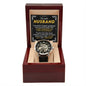 To My Husband Openwork Watch Gift