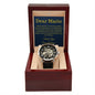 Personalized Work Commitment Men's Mechanical Watch with LED Gift Box-[Heartfelt Family Gift]