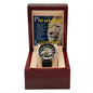 To My Love Openwork Watch Gift for Husband
