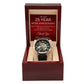 25 Year Work Anniversary Gift -Men's Mechanical Watch with LED Gift Box-[Heartfelt Family Gift]
