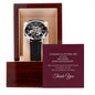 Custom Name 40 Year Work Anniversary Men's Mechanical Watch with LED Gift Box-[Heartfelt Family Gift]