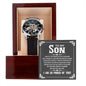 Son Strength Men's Openwork Watch with Lighted Gift Box-[Heartfelt Family Gift]