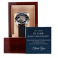 25 Year Work Anniversary Gift -Men's Mechanical Watch with LED Gift Box-[Heartfelt Family Gift]