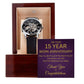 15th Work Anniversary Gift Mechanical Watch-[Heartfelt Family Gift]