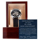 Personalized 20 Year Work Anniversary Men's Mechanical Watch with LED Gift Box-[Heartfelt Family Gift]