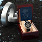 Love You Men's Mechanical Watch with LED Gift Box-[Heartfelt Family Gift]