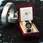 Distance Relationship Men's Mechanical Watch with LED Gift Box-[Heartfelt Family Gift]