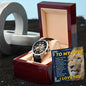To My Love Openwork Watch Gift for Husband